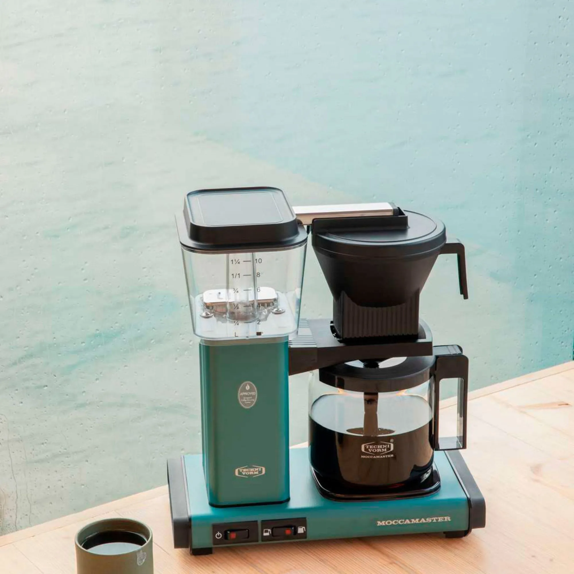 Optio kaffemaskine, Ocean, produktbillede 2 af 6, Kaffemaskiner hos HomeNordic