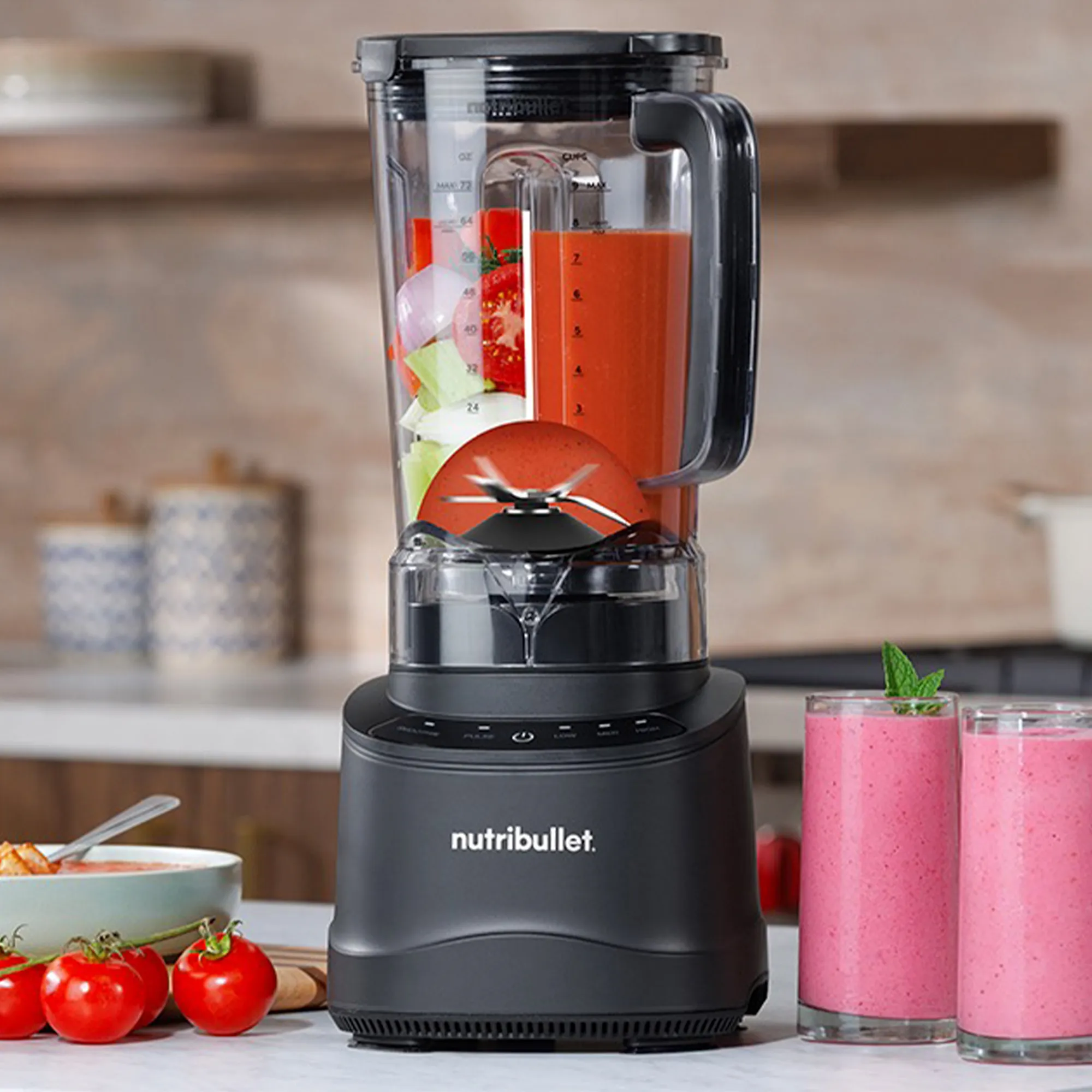 Power Core NBF431MB blender 2 liter, grå, produktbillede 2 af 3, Blendere hos HomeNordic