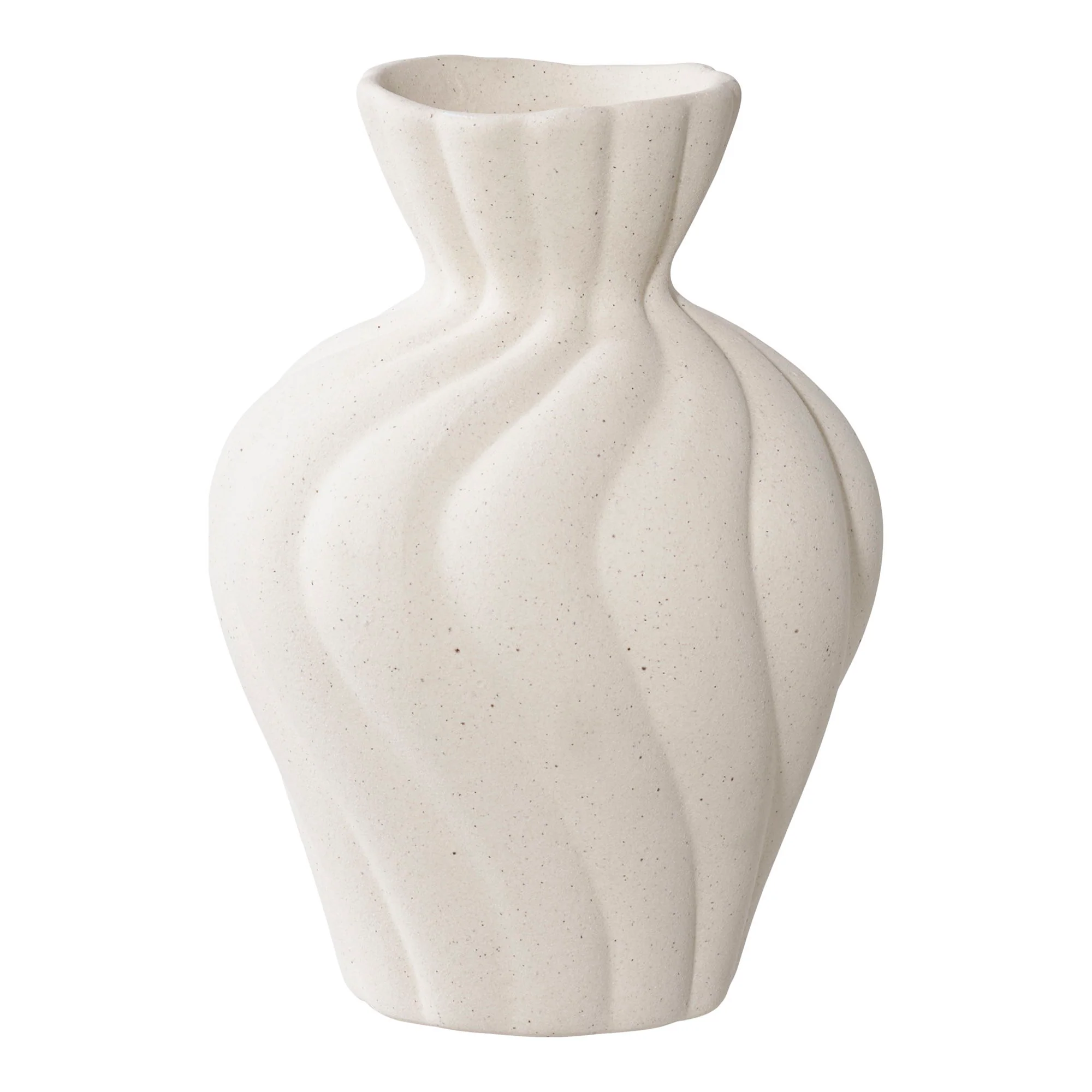 Vase - Vase, Keramik, Hvid Sæt Af 2, produktbillede 2 af 9, Vaser hos HomeNordic