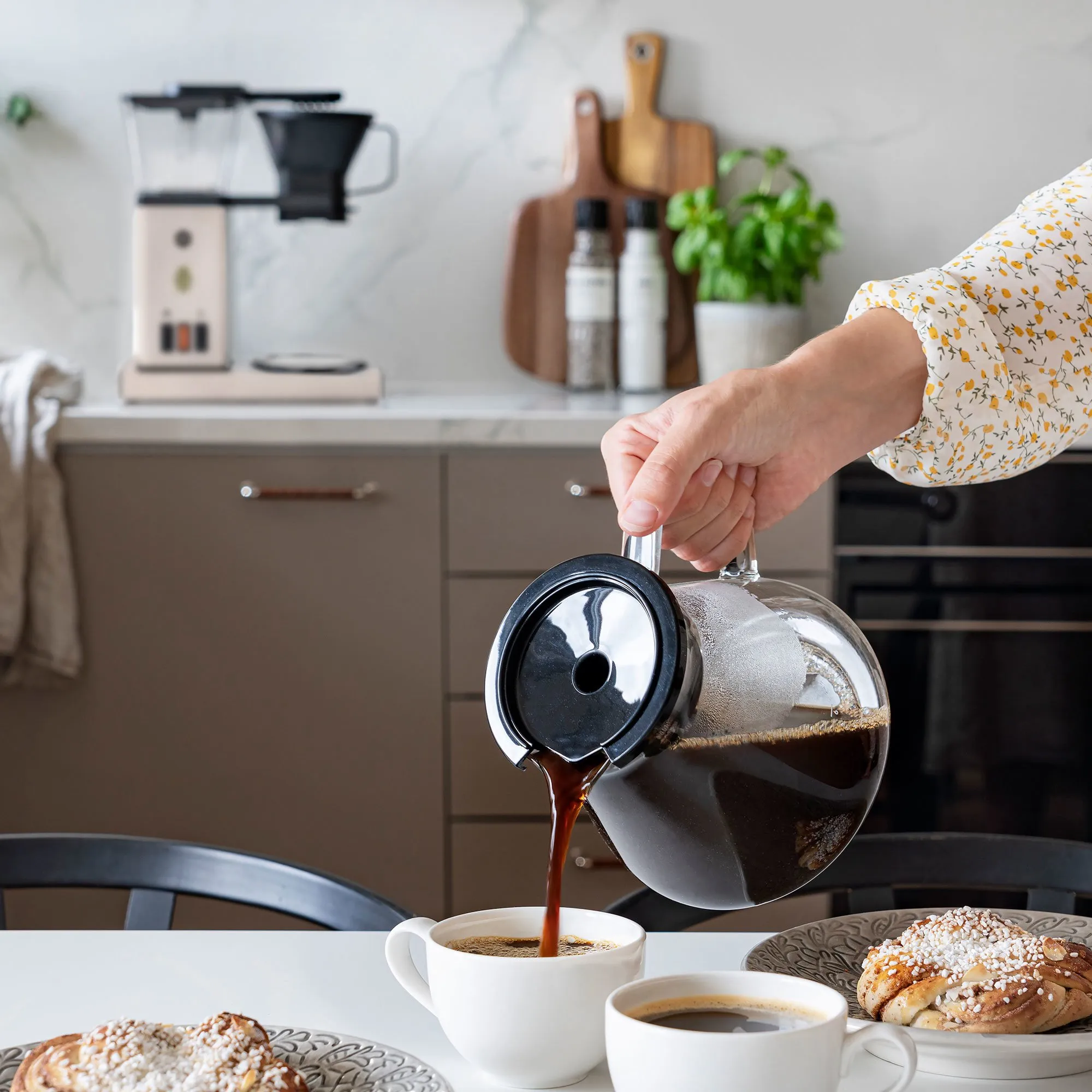 Blooming Prime kaffemaskine, sand, produktbillede 4 af 6, Kaffemaskiner hos HomeNordic