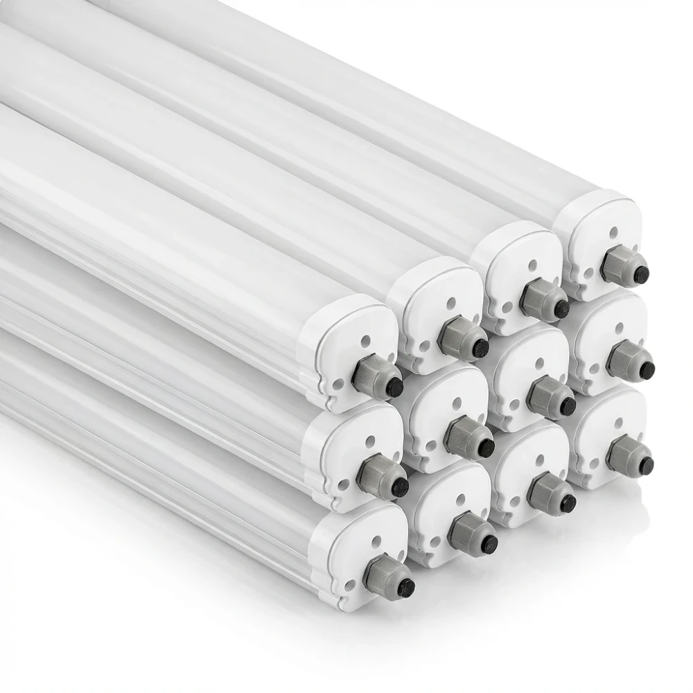 12 stk. V-Tac vandtæt 36W komplet LED armatur, LED-armaturer hos HomeNordic