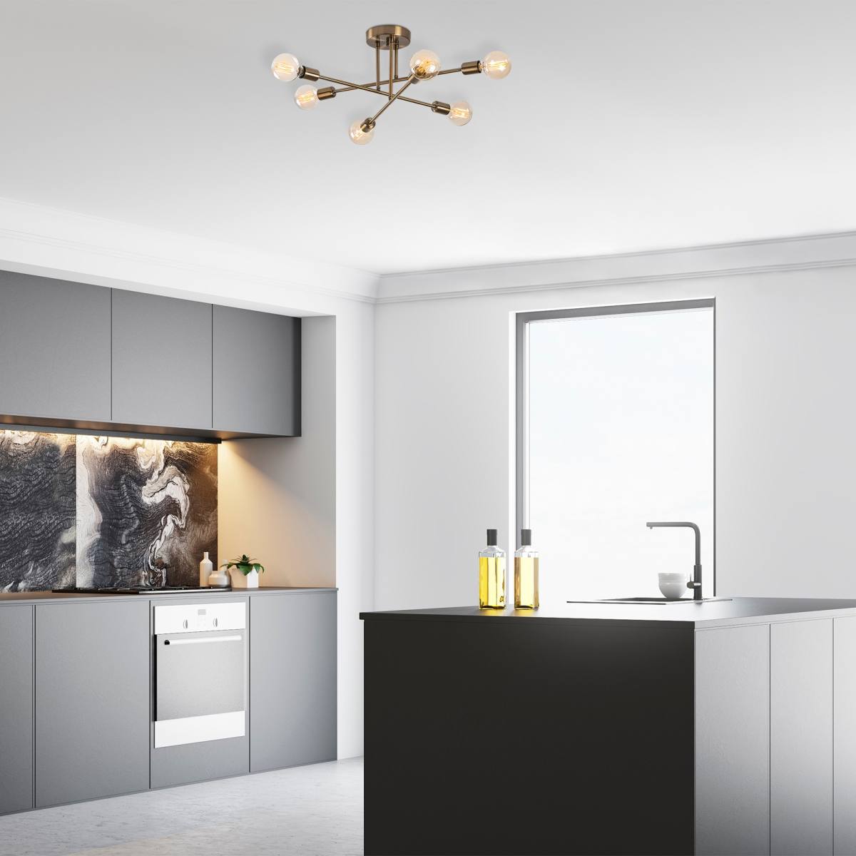 LUMI Solarix loftlampe, produktbillede 5 af 5, Loftlamper hos HomeNordic