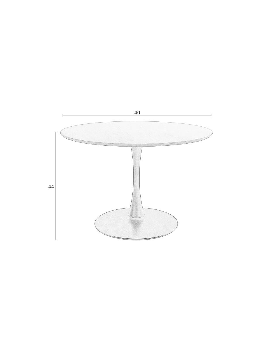 WHITE LABEL LIVING Raku spisebord, rund, produktbillede 2 af 9, Spiseborde hos HomeNordic