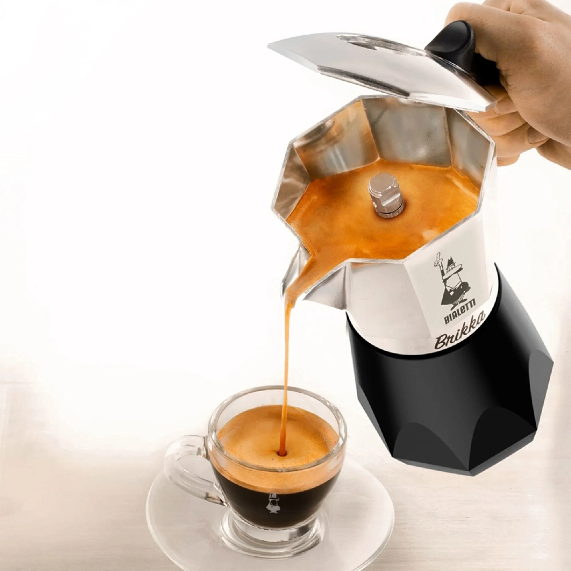Brikka mokkabrygger 4 kopper, produktbillede 2 af 5, Kaffemaskiner hos HomeNordic