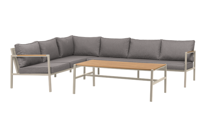 Cap hjørnesofa LightGrey 5-pers., Sofaer hos HomeNordic