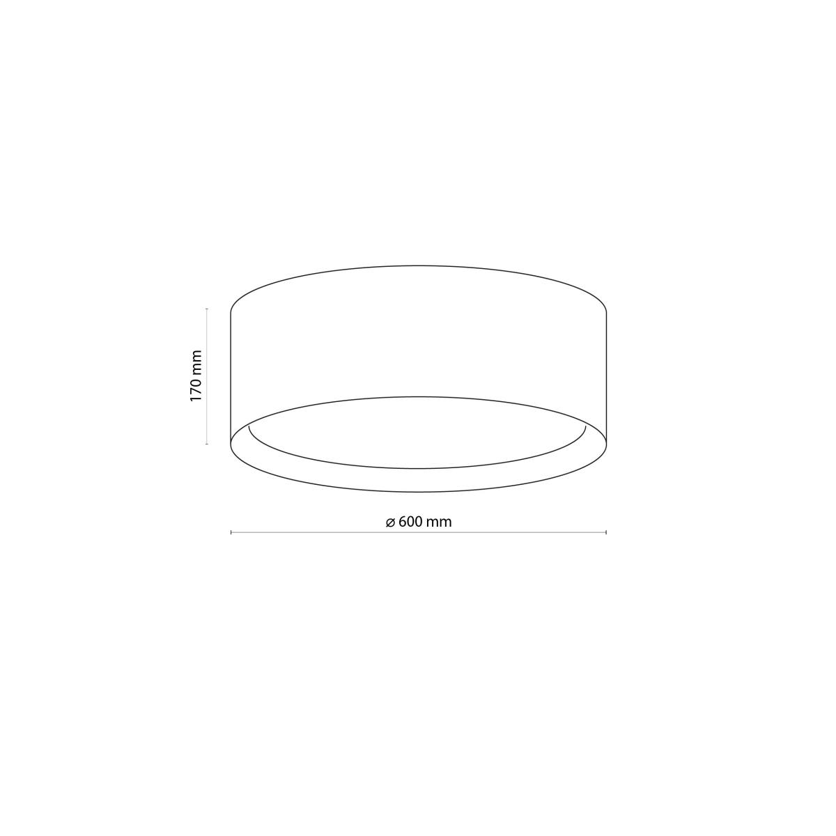 TK Jute loftlampe 600, produktbillede 2 af 4, Loftlamper hos HomeNordic