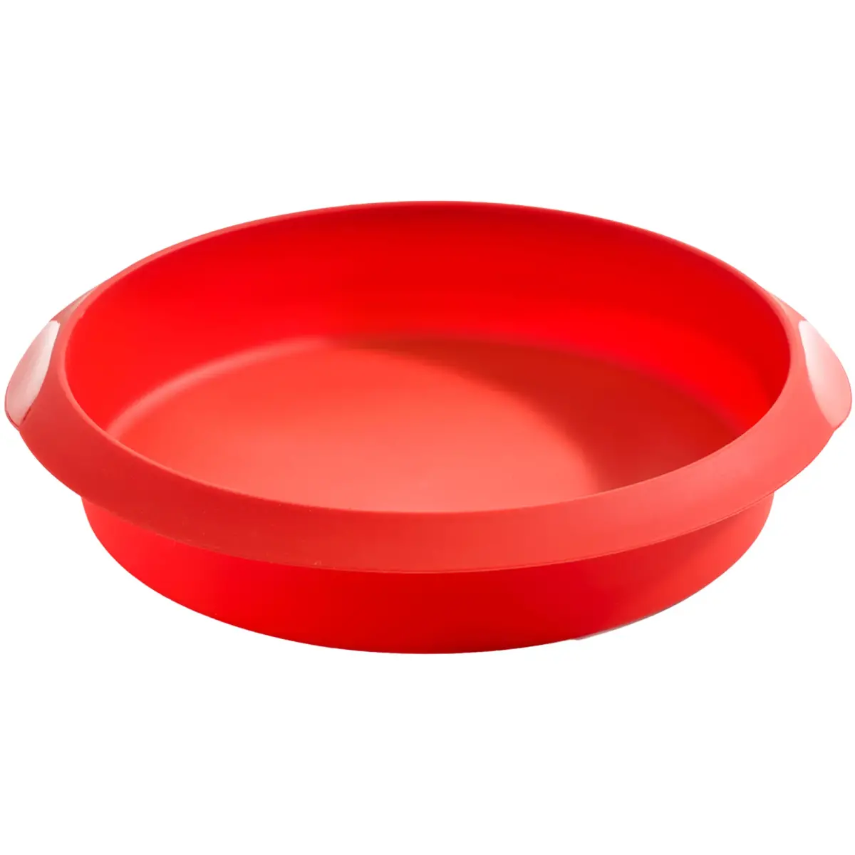 Rund bageform i silikone Ø24 cm, rød, Kageforme hos HomeNordic
