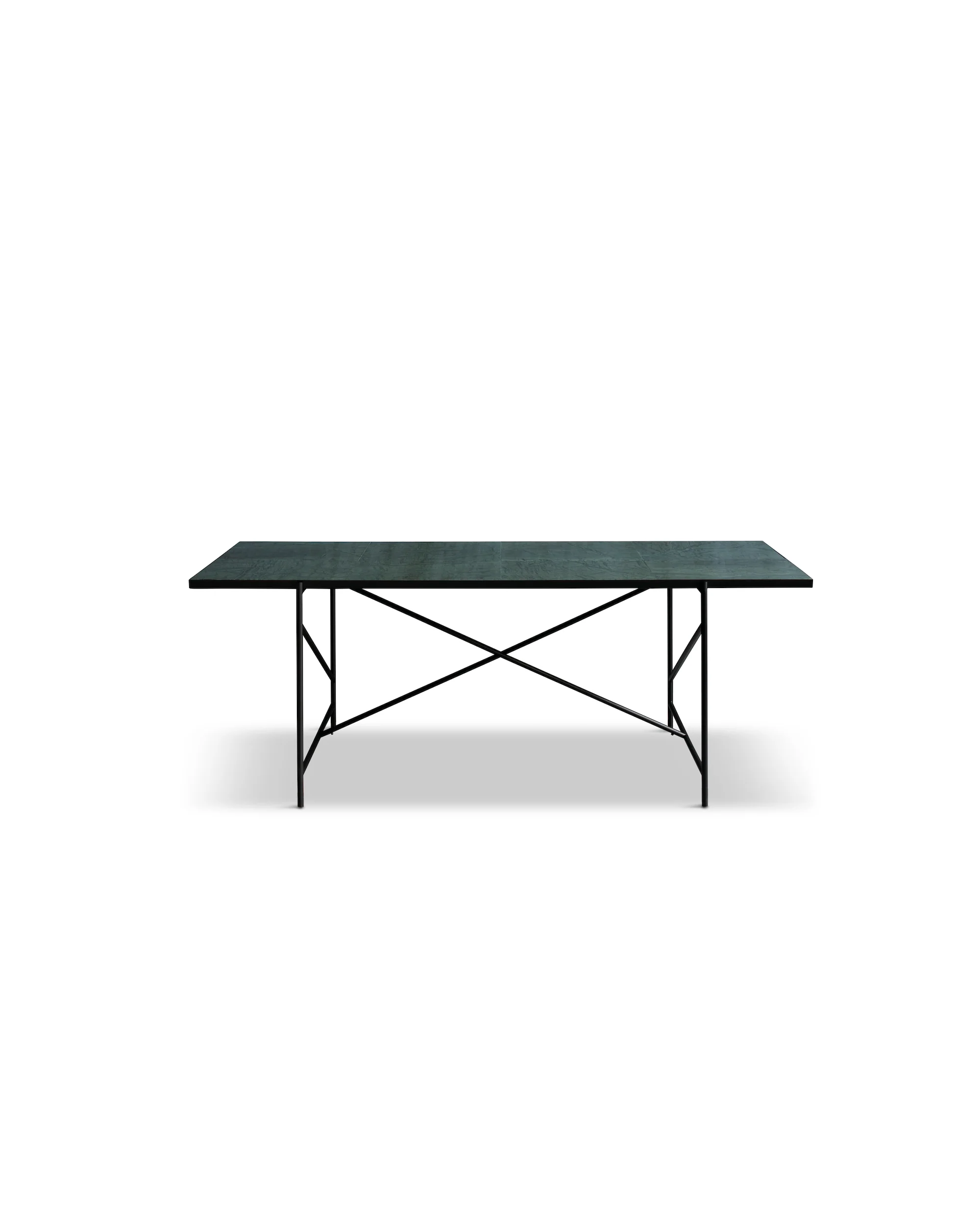 HANDVÄRK DINING TABLE BLACK FRAME GRØN, Spiseborde hos HomeNordic