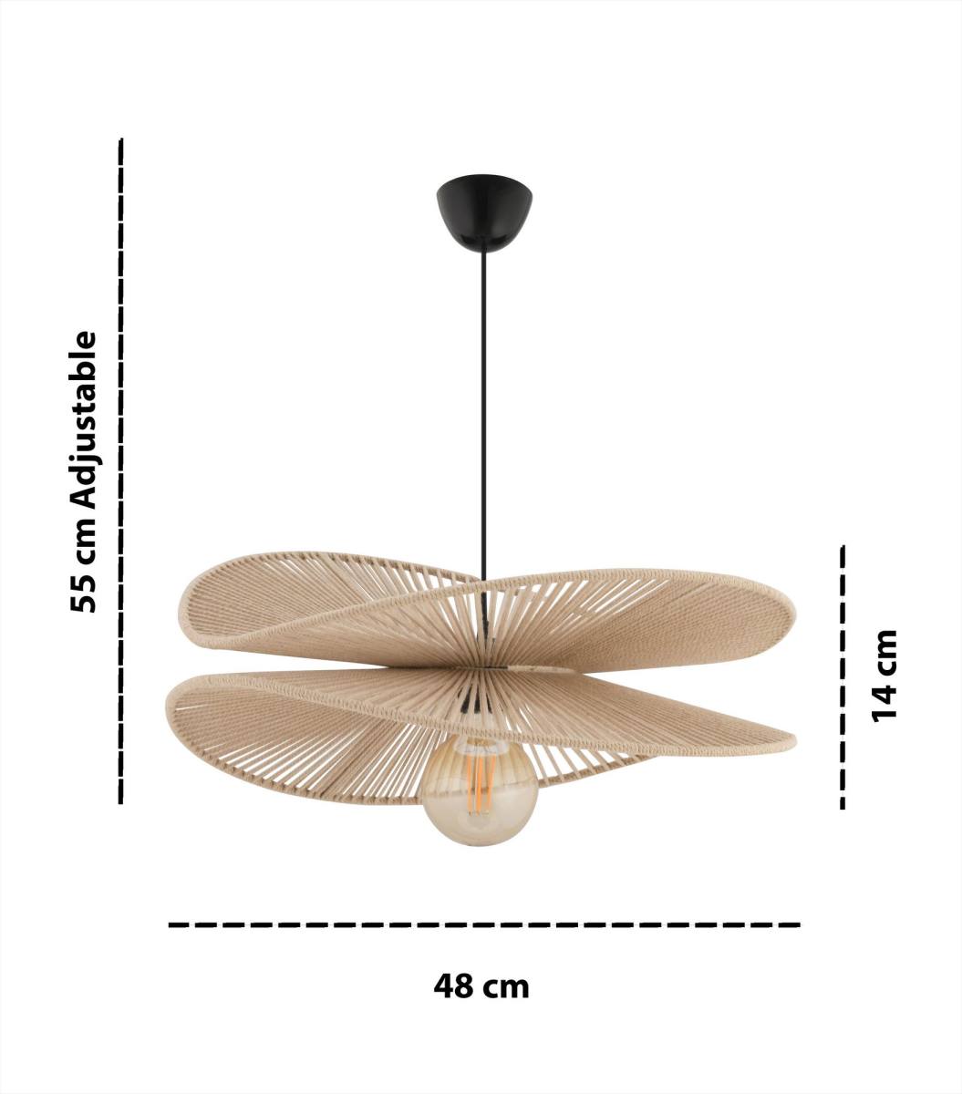 NORDVÄRK Daffodil loftlampe, m. justerbar højde, produktbillede 2 af 3, Loftlamper hos HomeNordic
