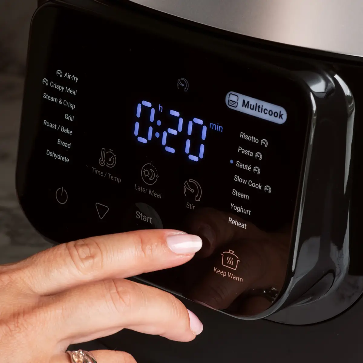 Multicook Actifry multicooker 6 liter, sort, produktbillede 12 af 19, Airfryers hos HomeNordic