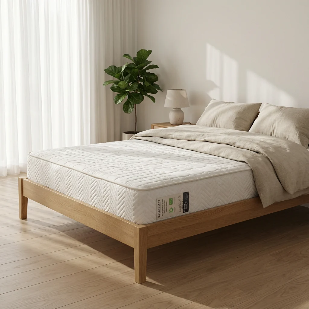 EcoBreathe madras økologisk naturlatex - 7 zoner og integreret topmadras