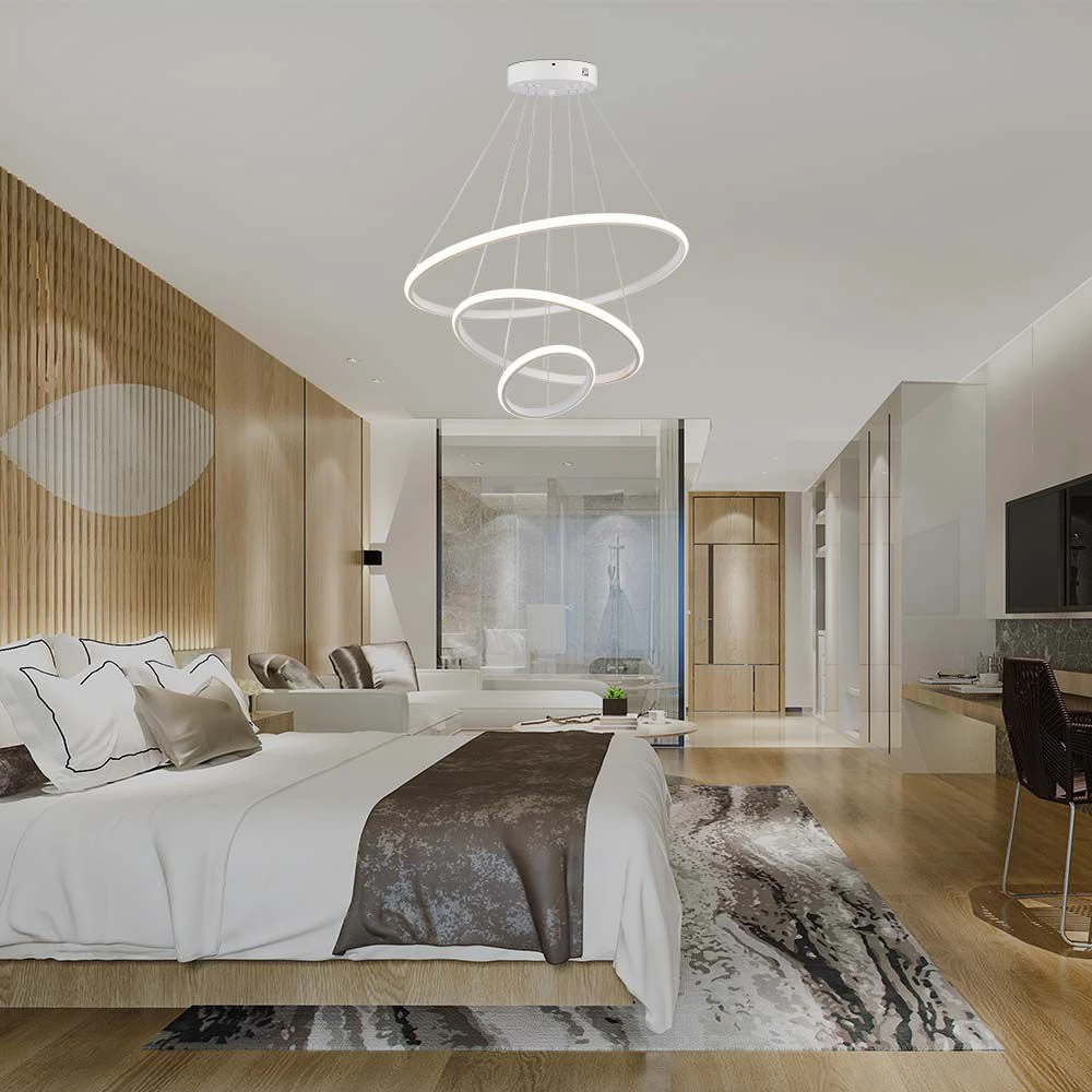 32W LED pendel, 3 ringe, Pendler hos HomeNordic