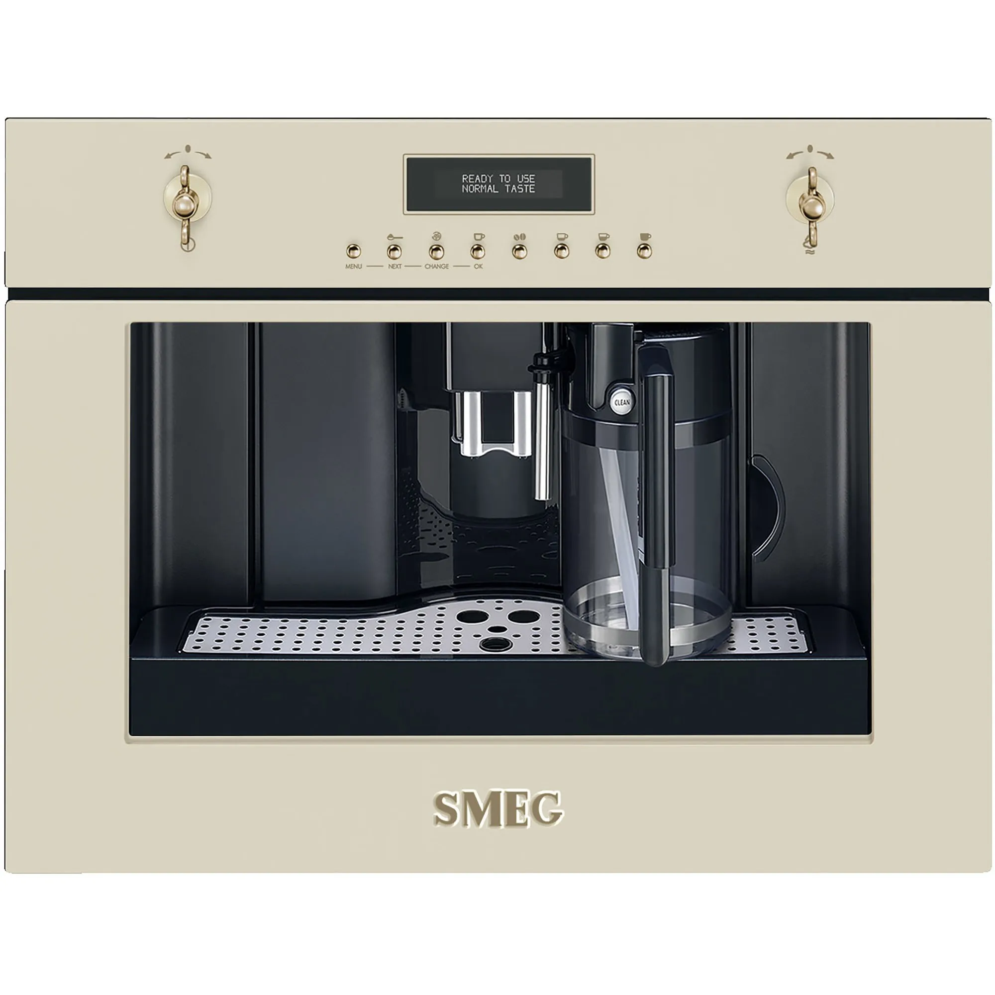 60 cm indbygget kaffemaskine i creme, Kaffemaskiner hos HomeNordic