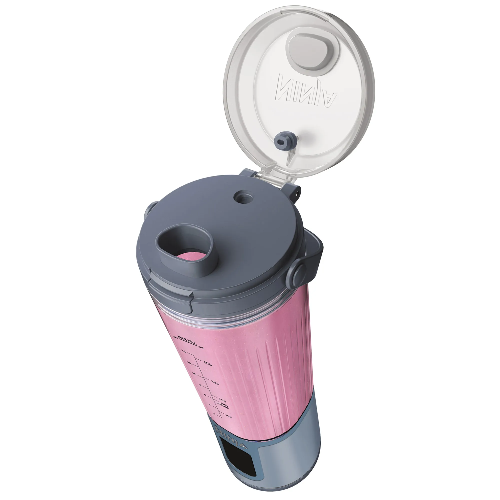 Ninja Blast Trådløs bærbar blender, denimblå, produktbillede 4 af 7, Blendere hos HomeNordic