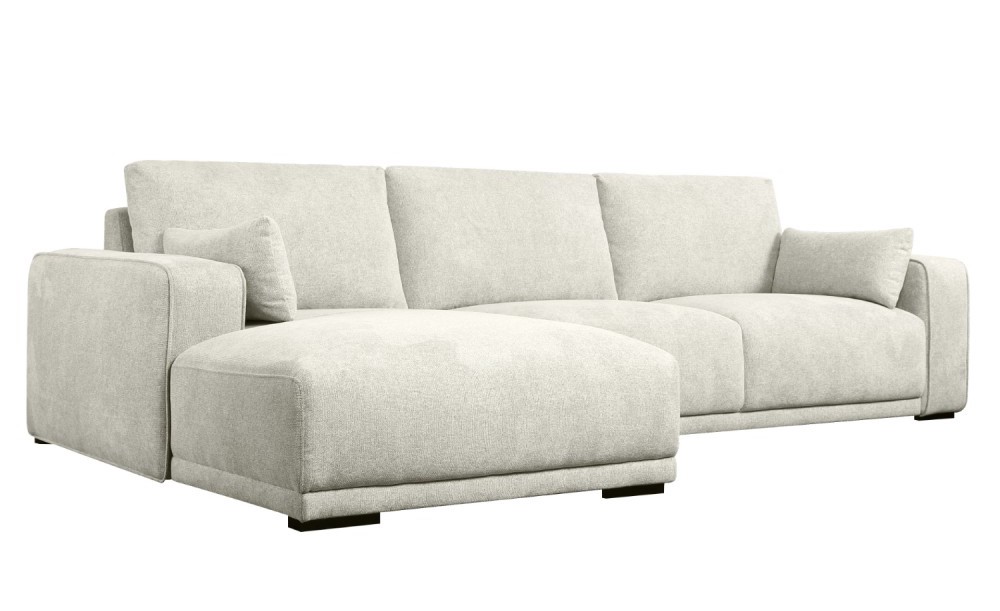 Santa Monica sofa med chaiselong til venstre i cremefarvet møbelstof, produktbillede 3 af 12, Sofaer hos HomeNordic