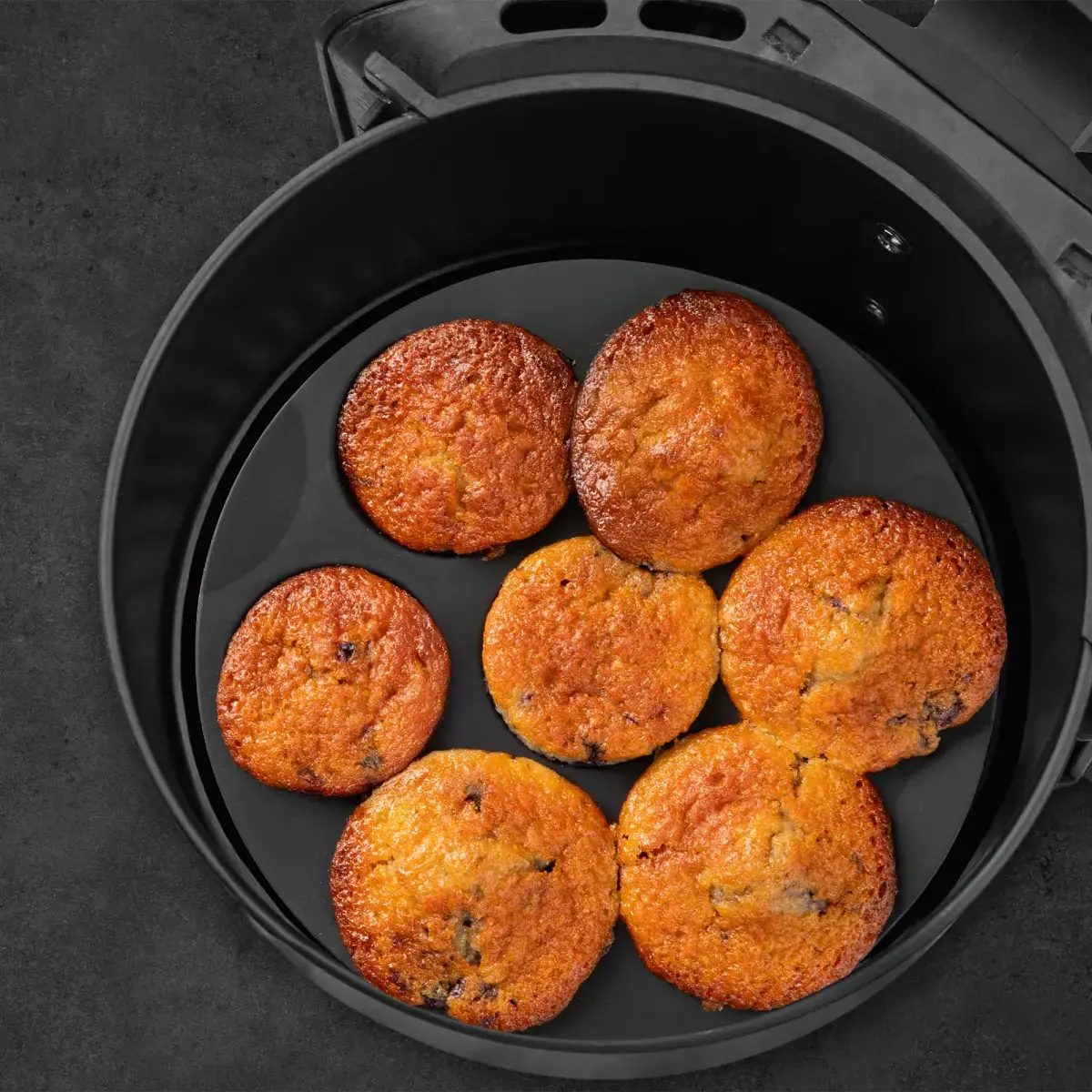 Silikoneform til muffins til airfryer, sort, produktbillede 3 af 3, Airfryers hos HomeNordic