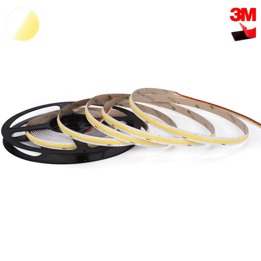 LightMore COB CCT LED Strip 24V, IP65, 15W/m, 2200K-6500K, Ra95, LED-strips hos HomeNordic