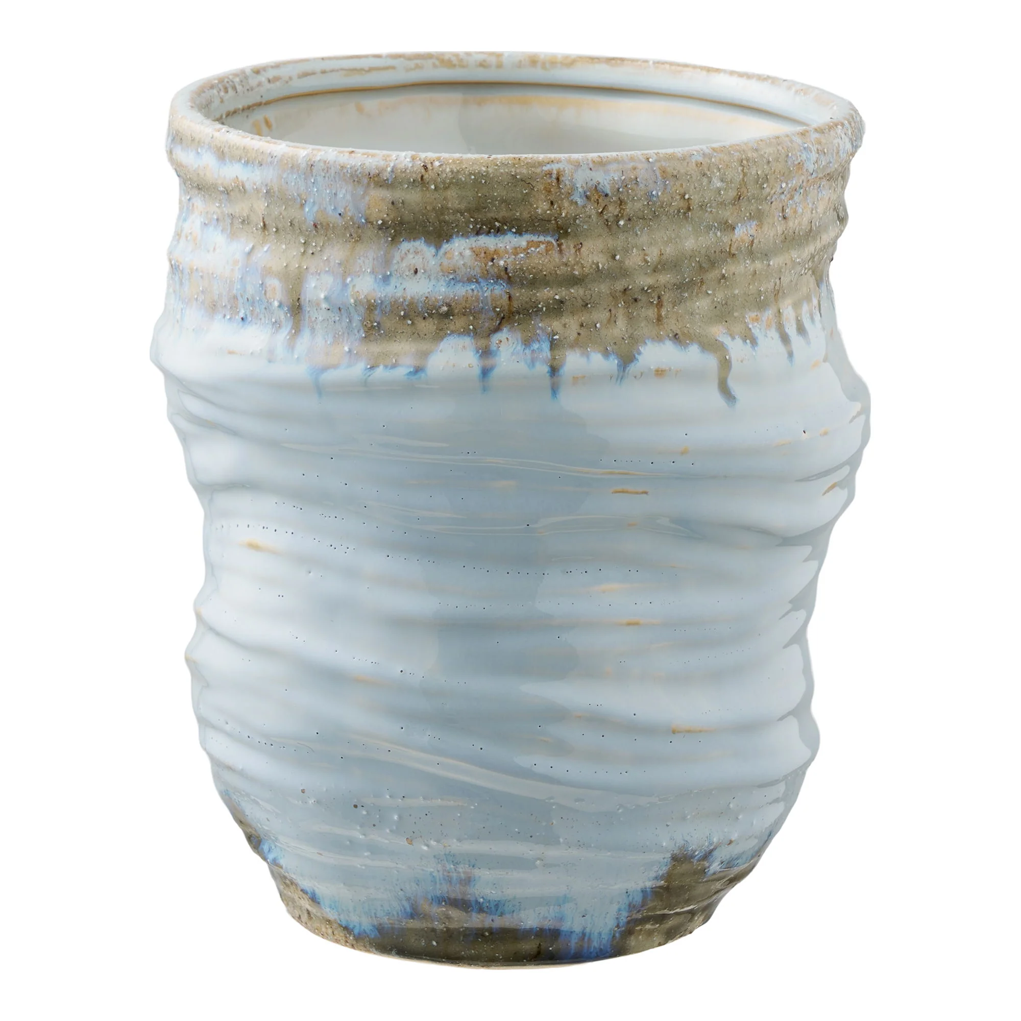 Vase - Vase, Keramik, Lyseblå Ø19,5X22,5, Vaser hos HomeNordic