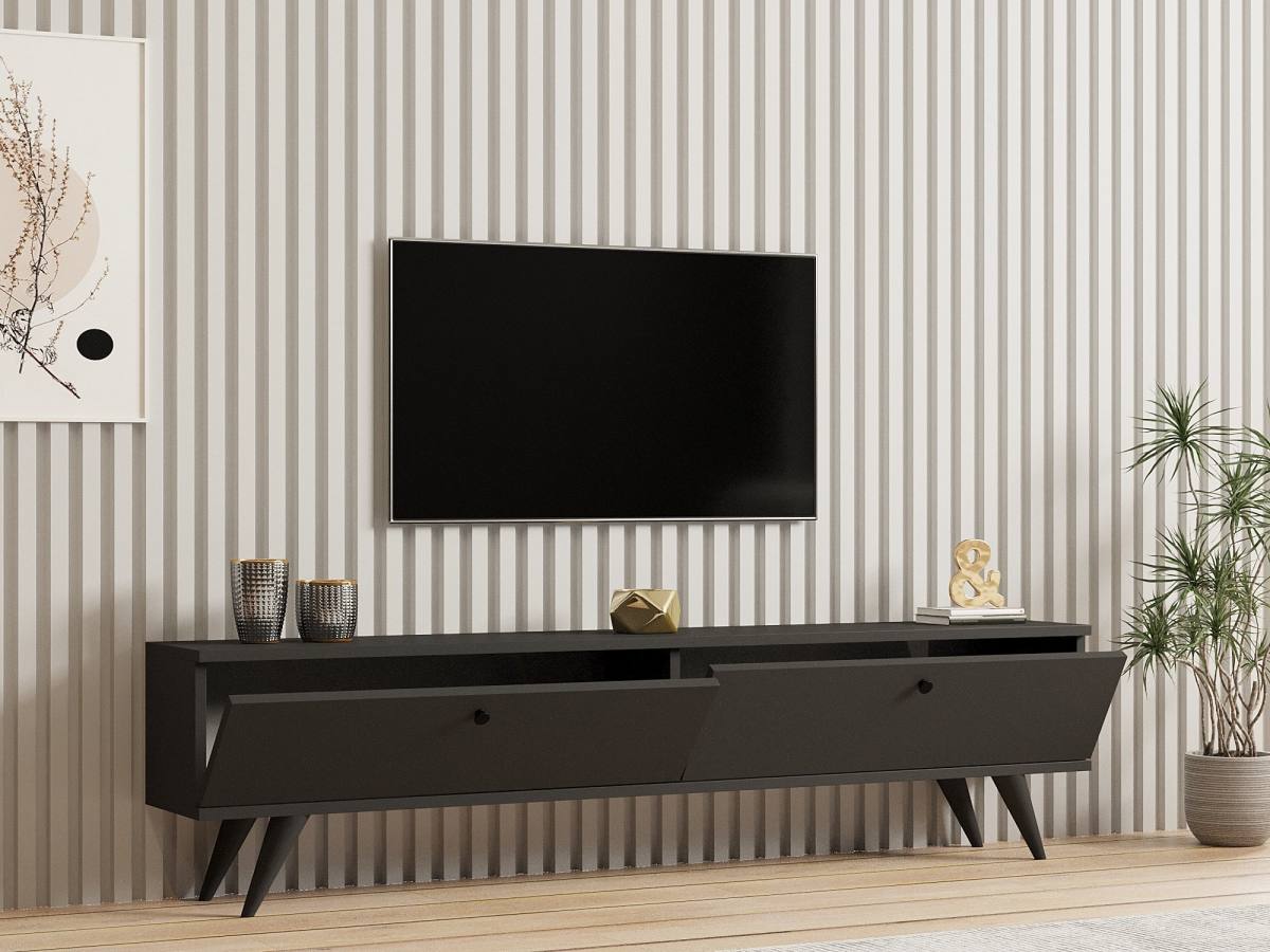 NORDVÄRK Paris TV-bord, m. 2 låger, produktbillede 5 af 5, TV-borde hos HomeNordic