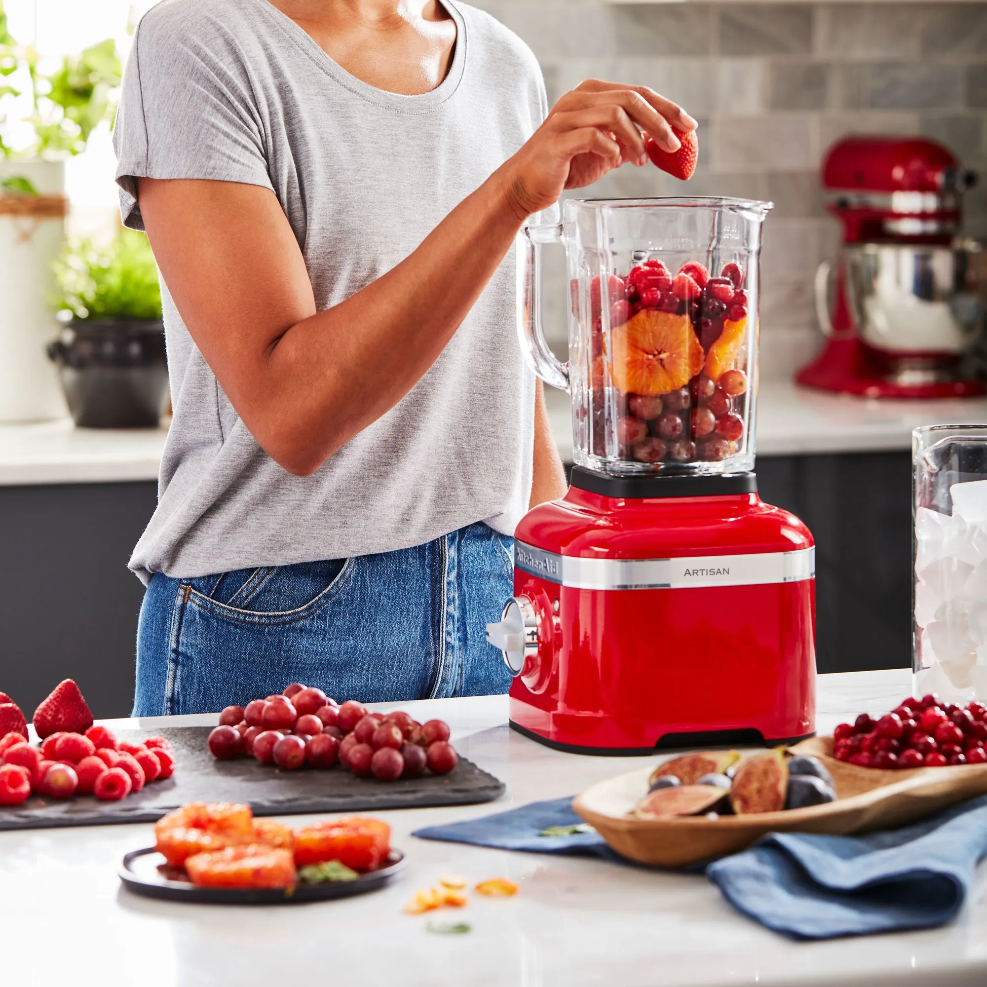 Artisan K400 Blender, Æblerød, produktbillede 3 af 4, Blendere hos HomeNordic