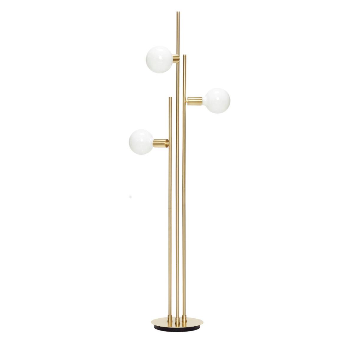 Balance - Gulvlampe i messing, Gulvlamper hos HomeNordic