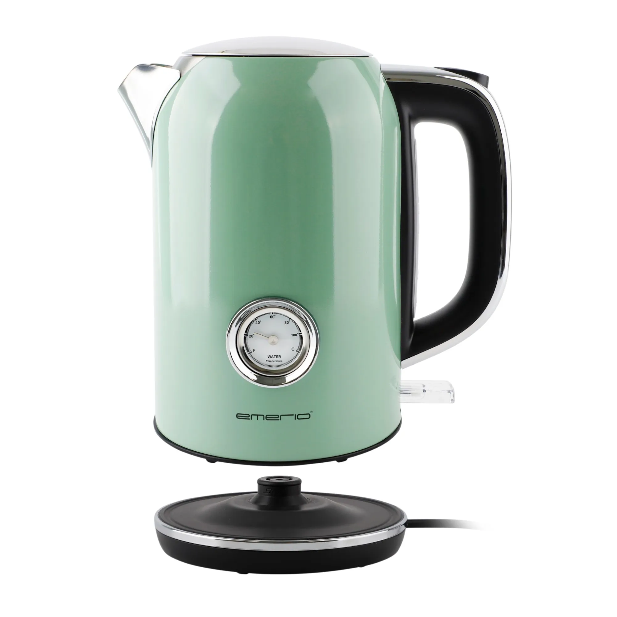 Retro vandkoger 1,7 liter, grøn, produktbillede 2 af 4, Elkedler hos HomeNordic