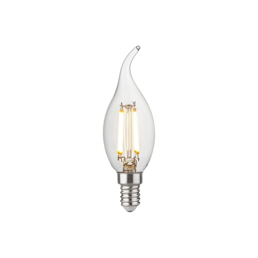E14 4,7W dæmpbar LED kronepære med tip, Glas hos HomeNordic