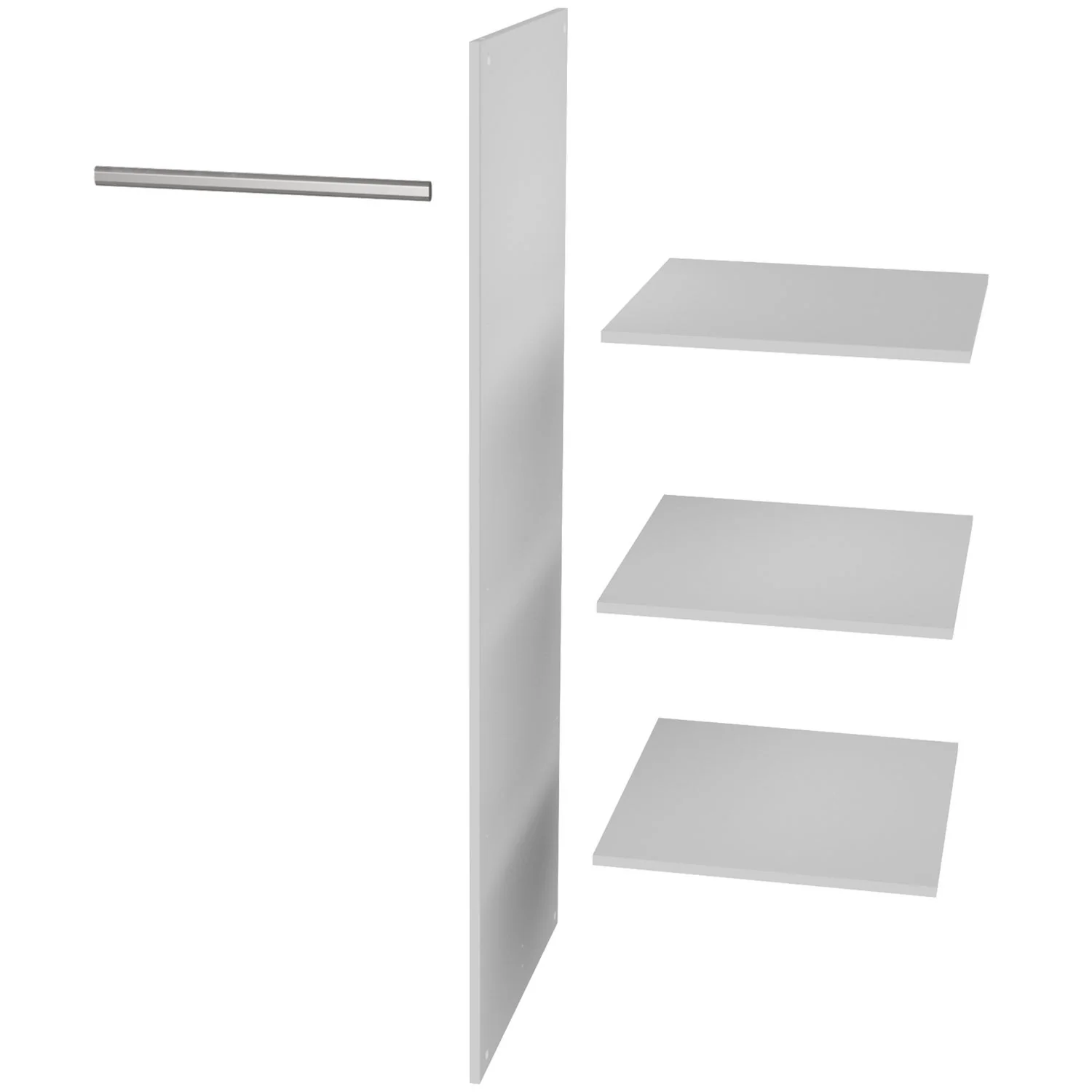 WOOOD - Connect/Lock Indretningspakke 2-Dørs Skab FSC 144x52x3 cm, produktbillede 2 af 4, Garderobeskabe hos HomeNordic