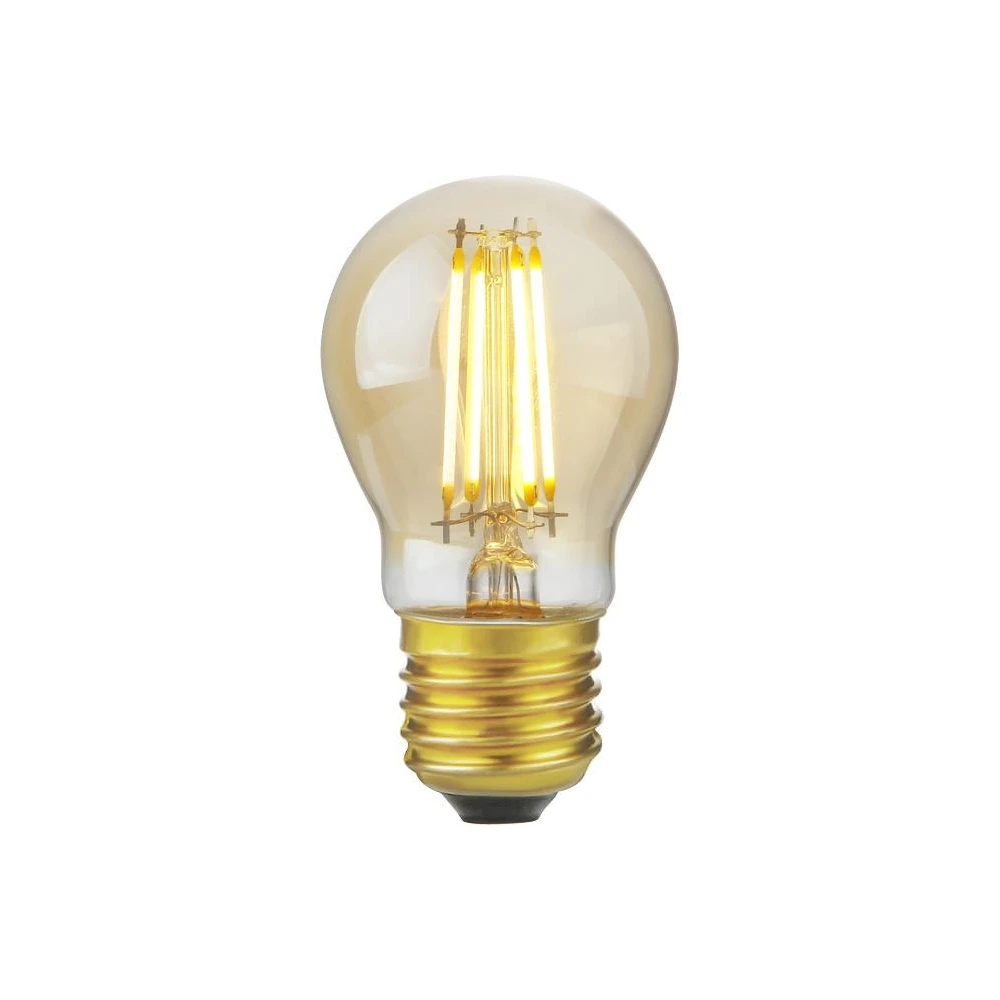 E27 4,7W dæmpbar LED kronepære, Glas hos HomeNordic