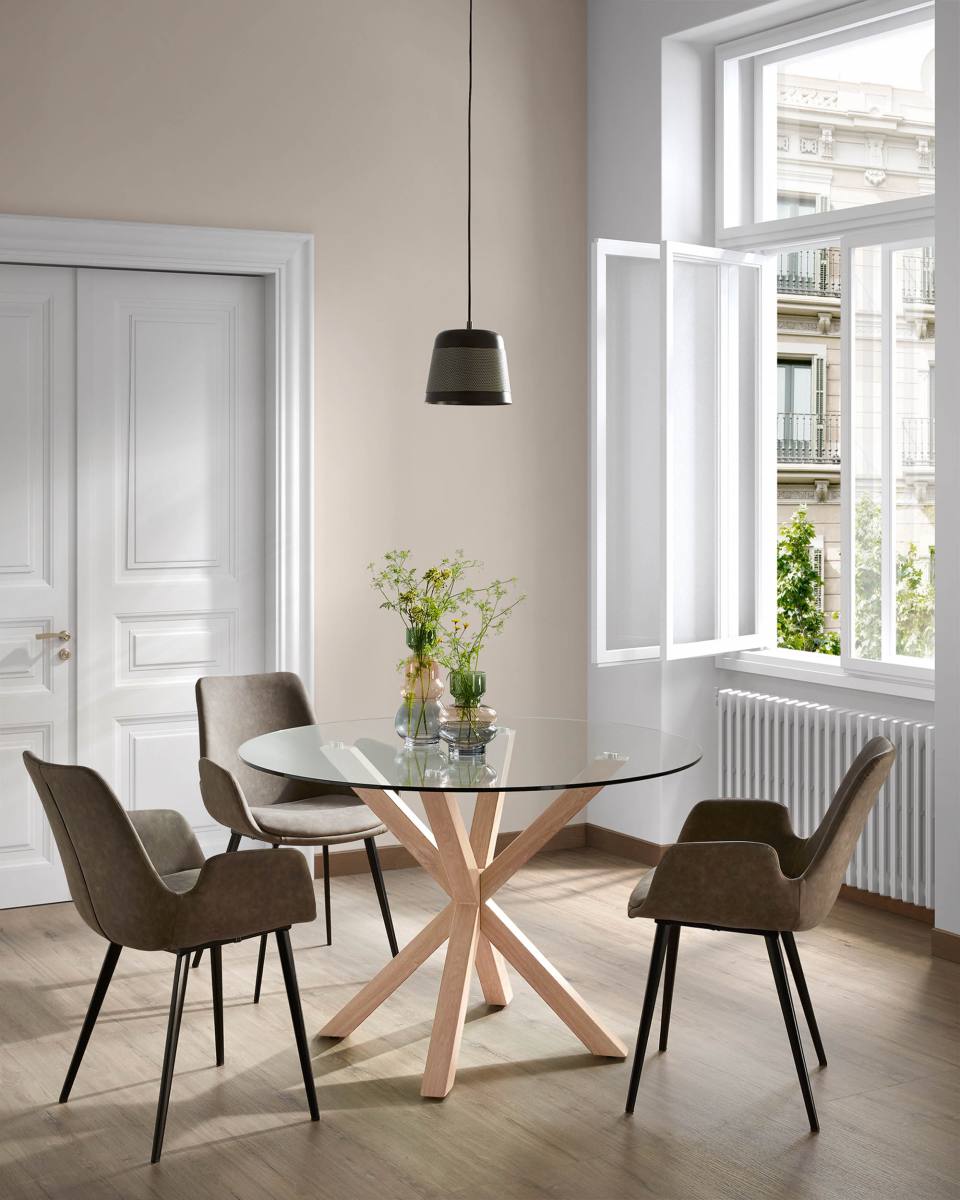 KAVE HOME rund Arya spisebord, produktbillede 6 af 7, Spiseborde hos HomeNordic