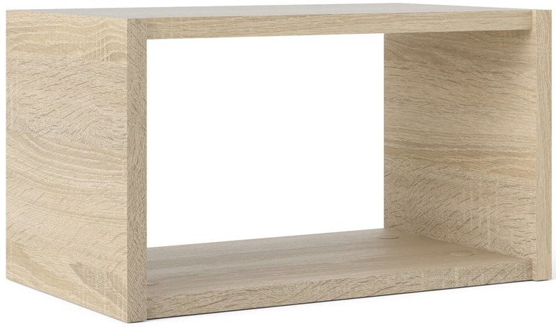 Barsø 45 cm bred vægmodul i ege look., Reoler hos HomeNordic