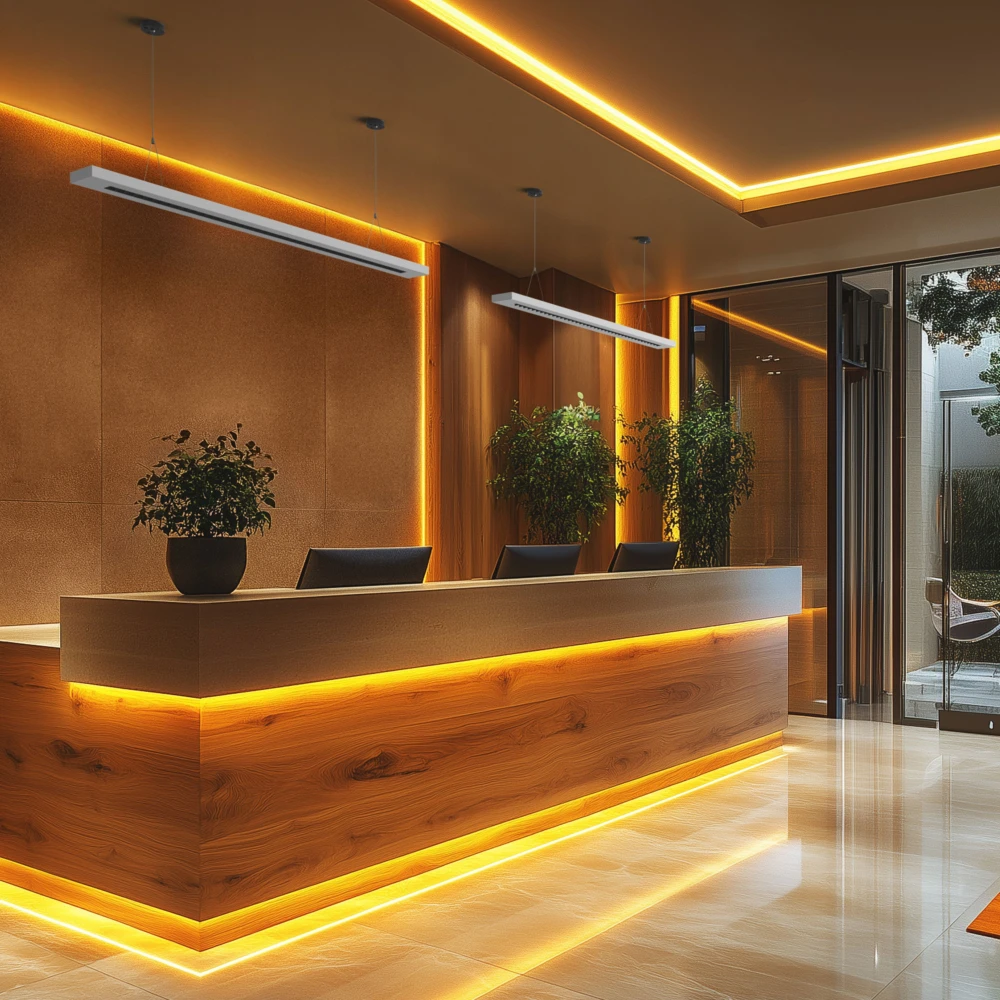 40W RA90 Plank kontor armatur, LED-armaturer hos HomeNordic