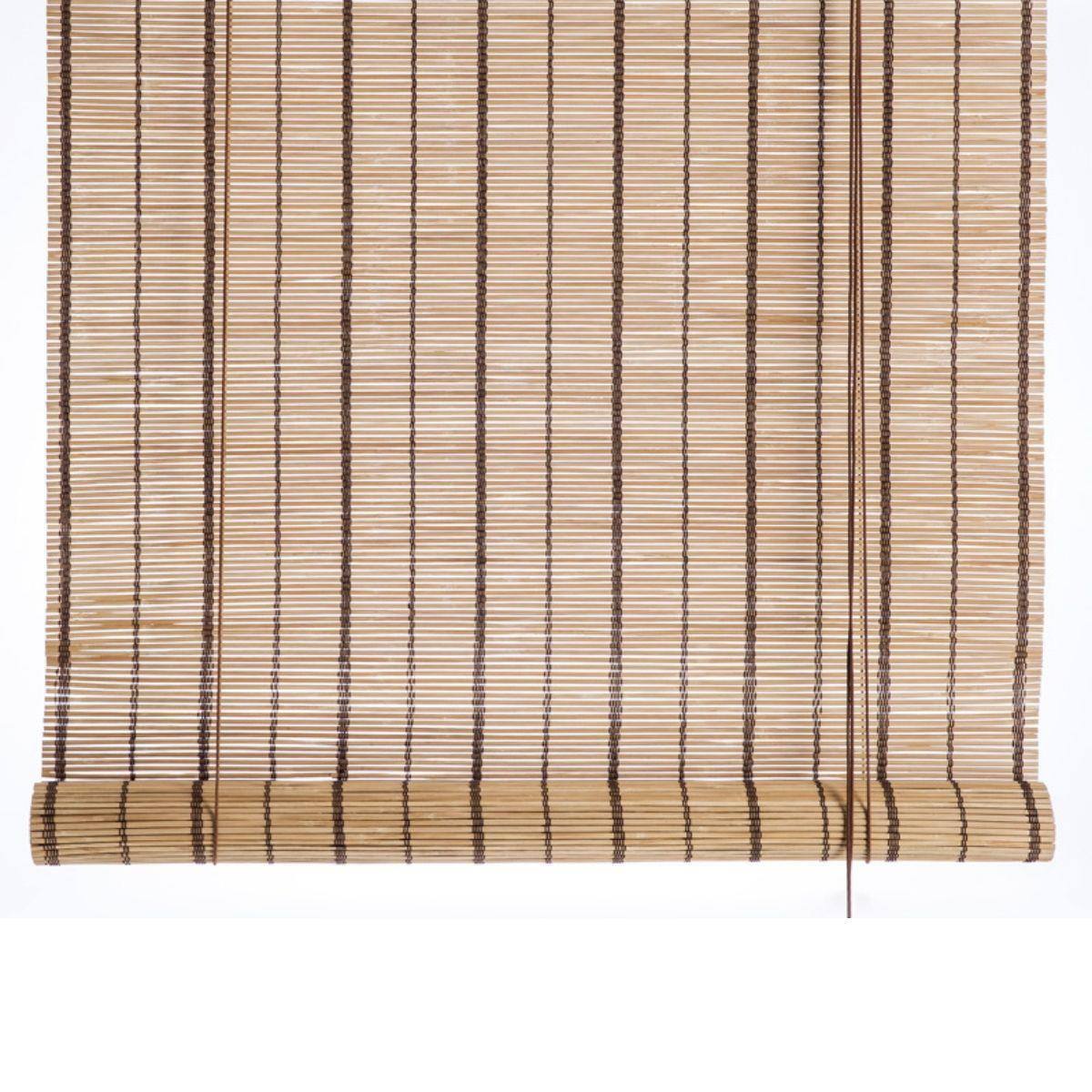 COLOR & CO BRUN/STRIBET BAMBUS, produktbillede 4 af 4, Bambus rullegardiner hos HomeNordic