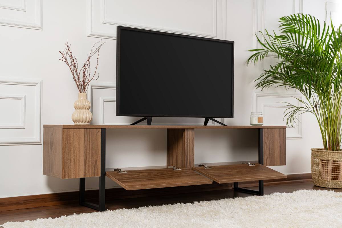 NORDVÄRK Serenity TV-bord, m. 2 låger, produktbillede 5 af 7, TV-borde hos HomeNordic