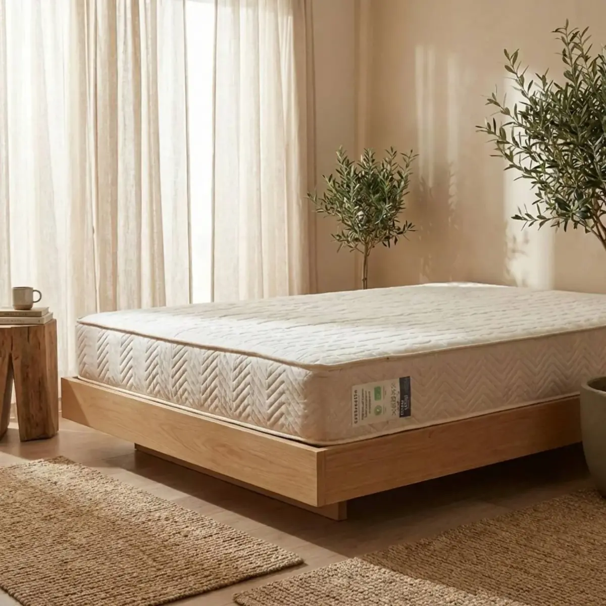 EcoBreathe madras økologisk naturlatex - 1 zone – billede 2