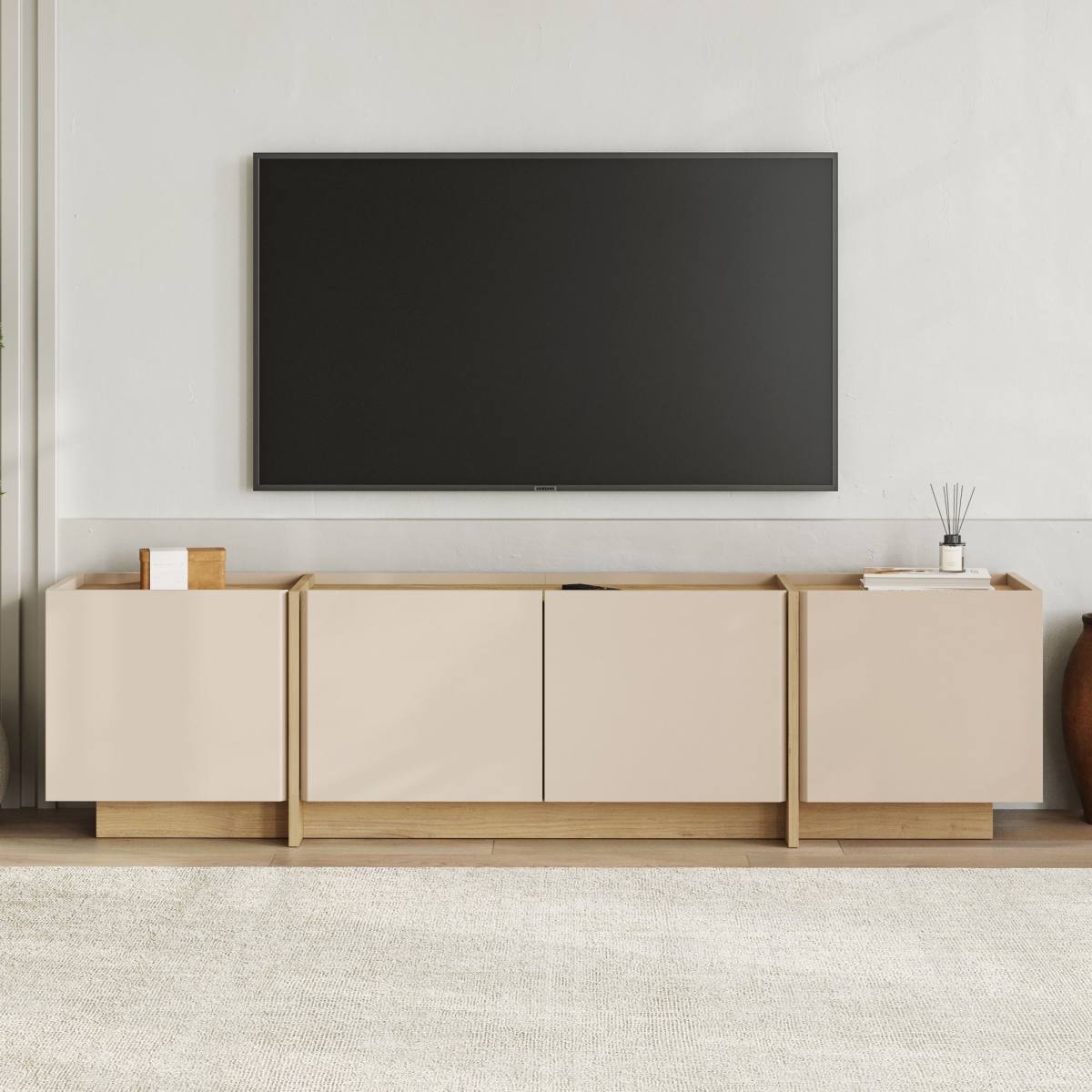 FUNZI LIVING Lowen TV-bord, m 4 låger, produktbillede 7 af 10, TV-borde hos HomeNordic