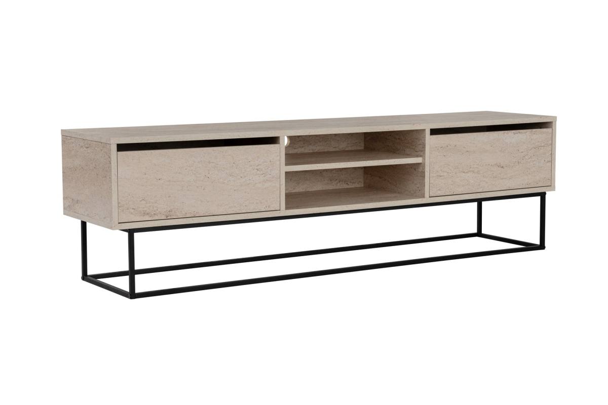 NORDVÄRK Escape 180 TV-bord, m. 1 hylde og 2 skuffer, TV-borde hos HomeNordic