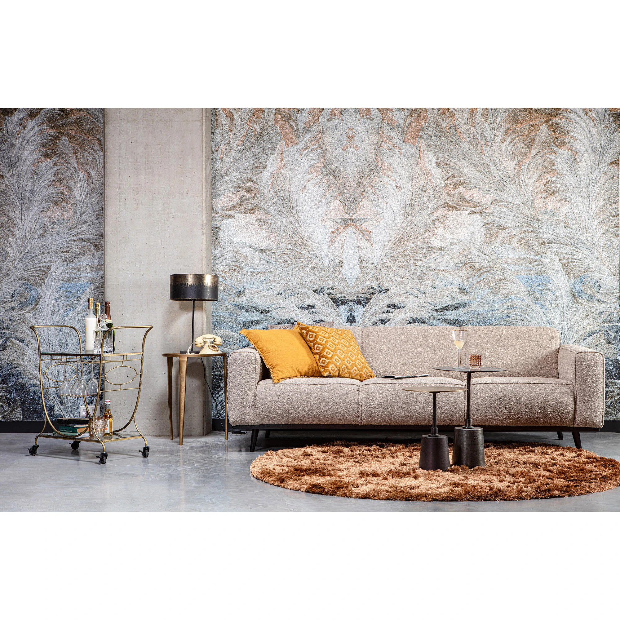 Statement 3-pers Sofa 230 cm Boucle, produktbillede 2 af 7, Sofaer hos HomeNordic
