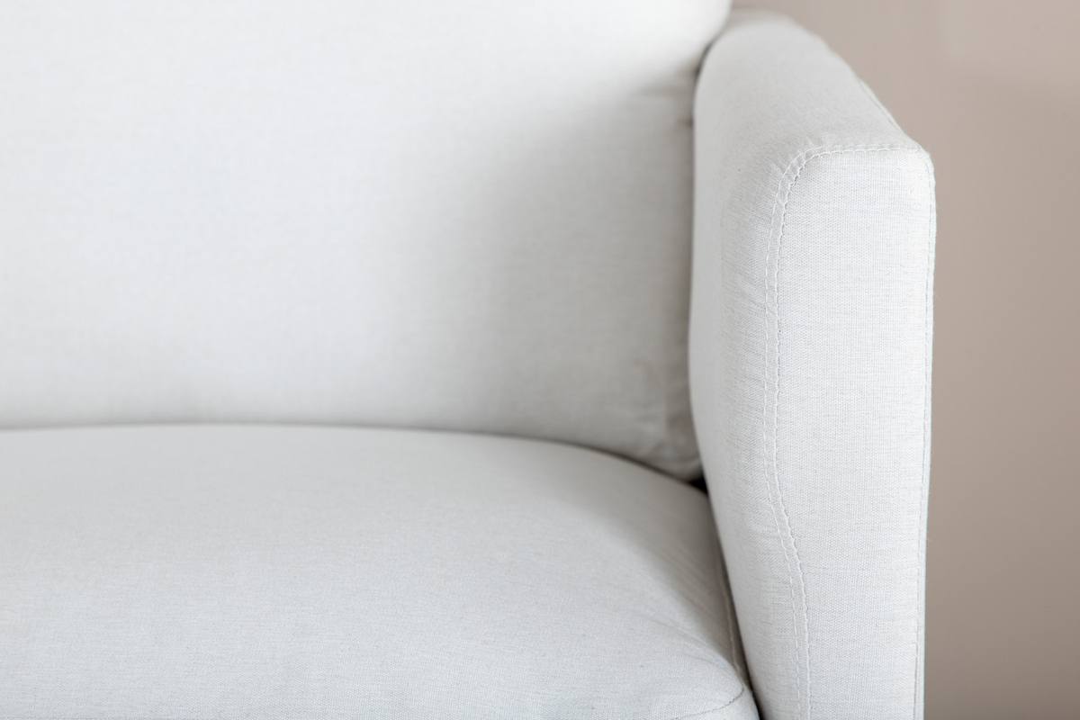 Polar - Sofa 2-personers i hvidt stof – billede 8