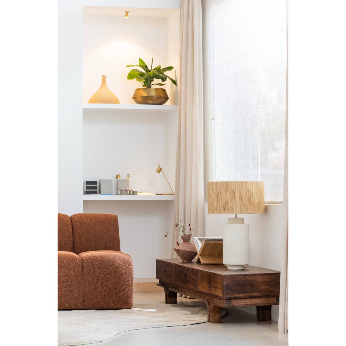 WOOOD Staes TV-bord, m. 3 skuffer, TV-borde hos HomeNordic