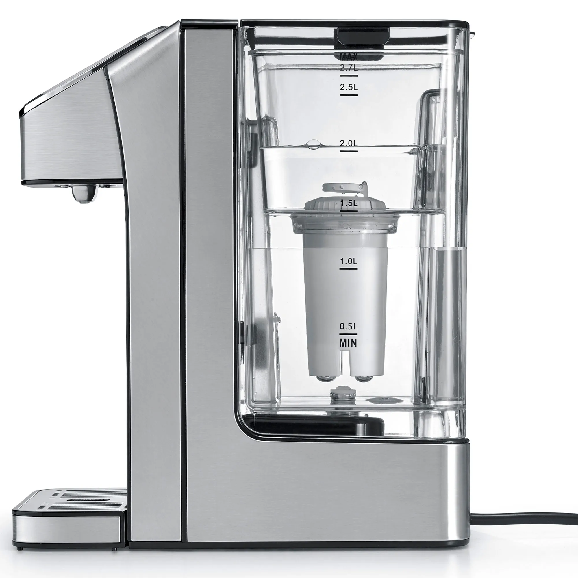 Varmvanddispenser, sort, produktbillede 3 af 10, Elkedler hos HomeNordic