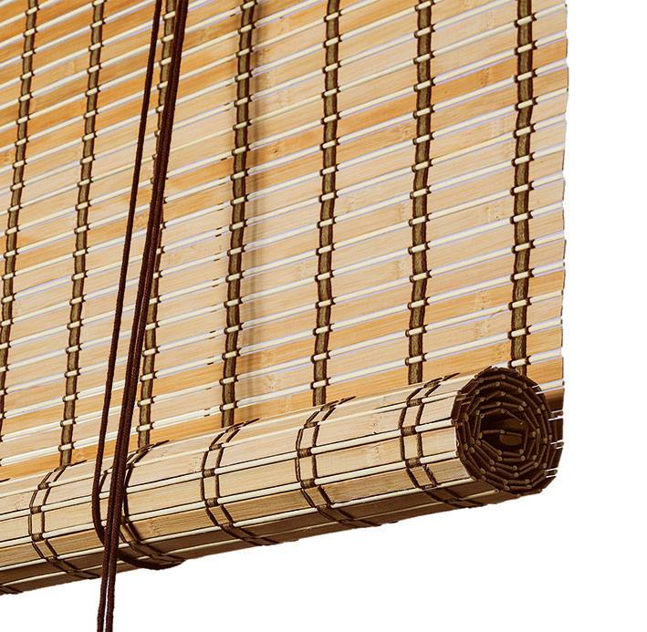 Color & Co Brun natur bambus rullegardin, produktbillede 5 af 5, Rullegardiner hos HomeNordic