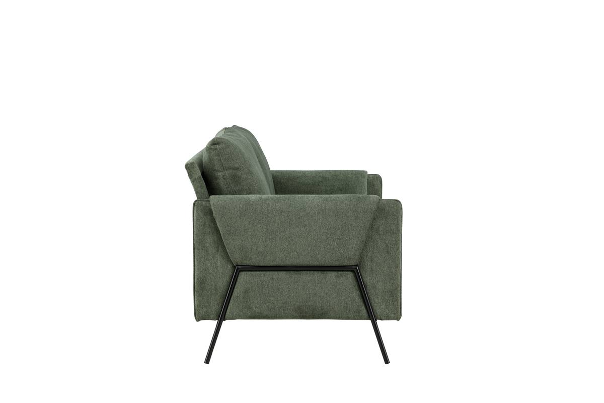 Oban - 2 personers sofa i grønt stof – billede 7