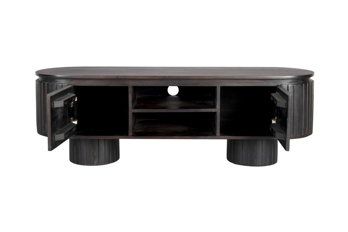 DUTCHBONE Kenji TV-bord, m. 2 låger og 1 hylde, produktbillede 3 af 10, TV-borde hos HomeNordic