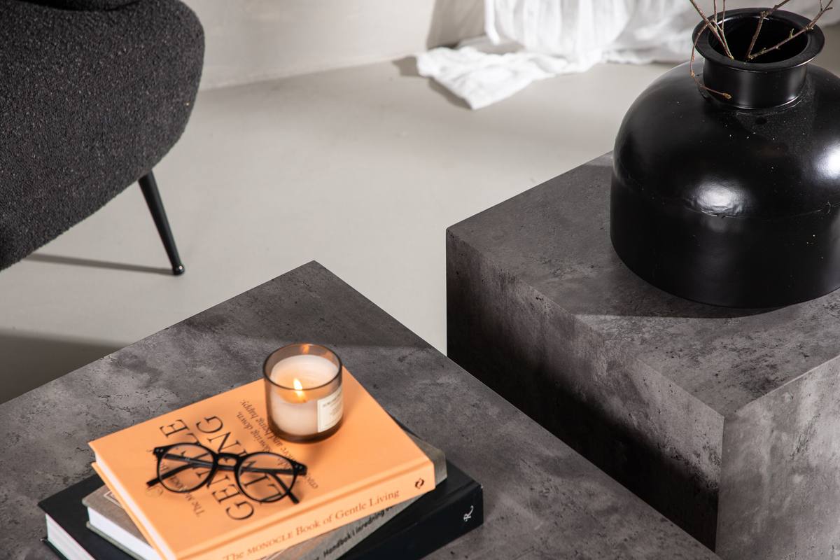 Blockit - Sofabord i beton look, 40 x 40 cm., produktbillede 8 af 8, Moderne designs hos HomeNordic