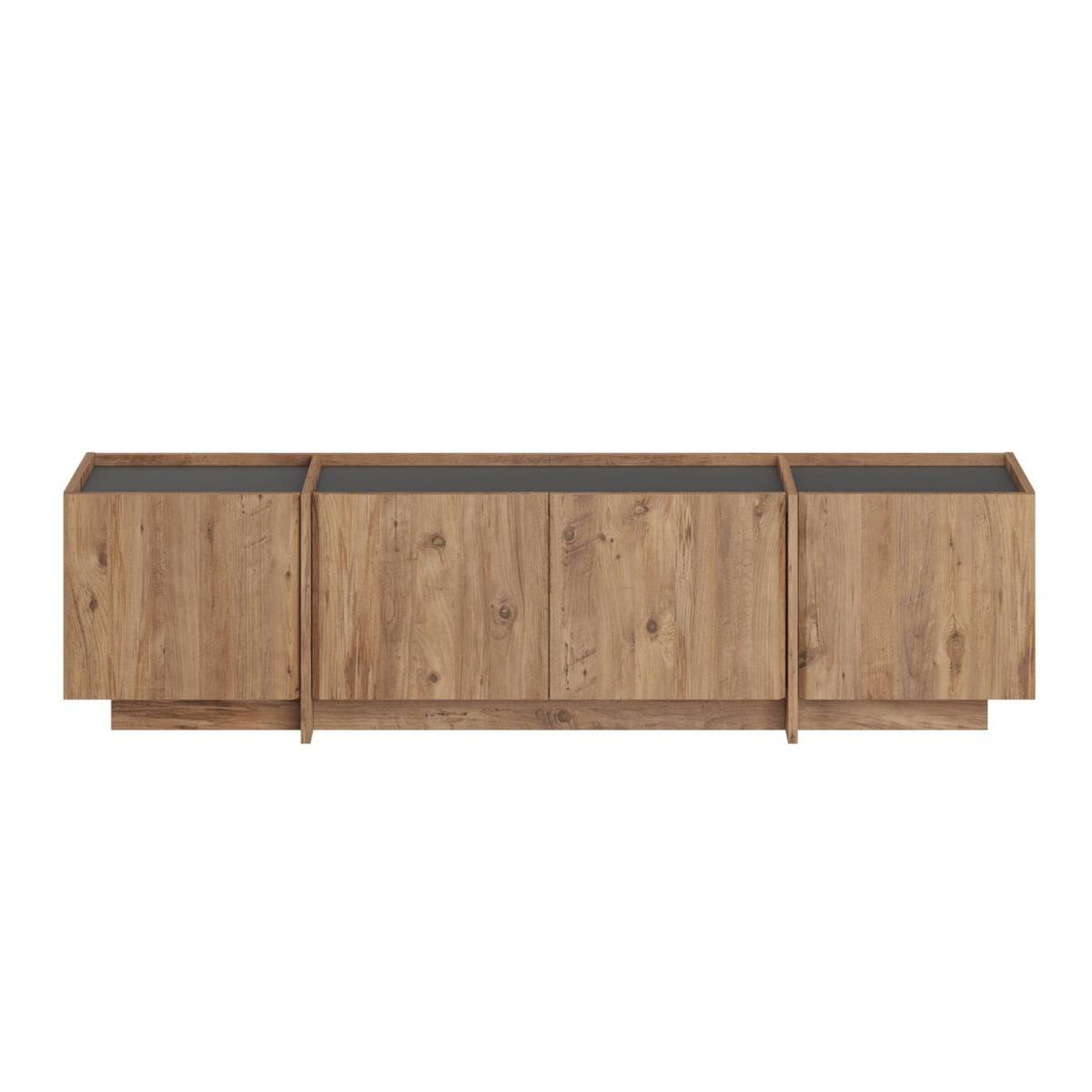 FUNZI LIVING Lowen TV-bord, m 4 låger, produktbillede 3 af 9, TV-borde hos HomeNordic