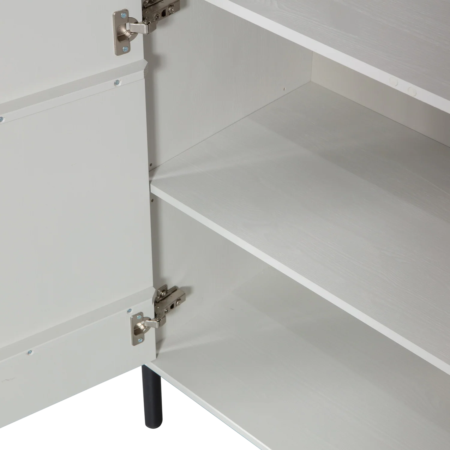 WOOOD Xina Lavt Skab Fyrretræ Cloud Grey FSC, produktbillede 5 af 6, Garderobeskabe hos HomeNordic