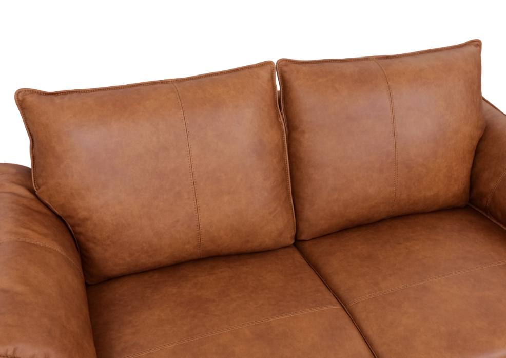 Jazz sofa i brun okselæder, produktbillede 6 af 9, Sofaer hos HomeNordic
