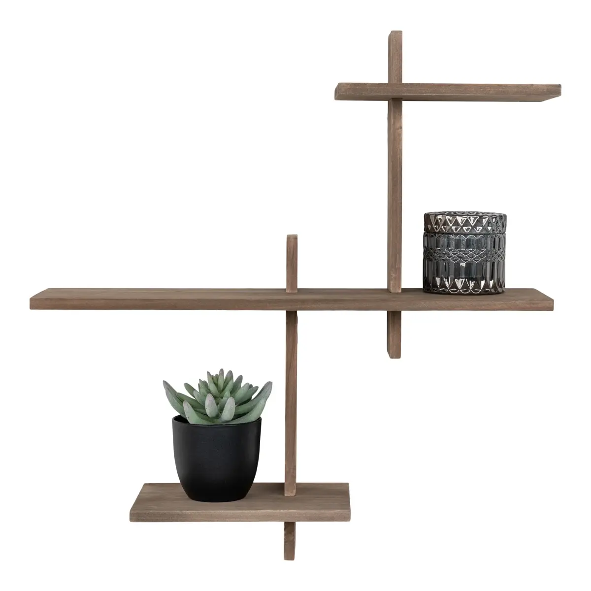 Gavi Hylde - Væghylde, Fyrretræ  55X15X55 Cm – billede 5