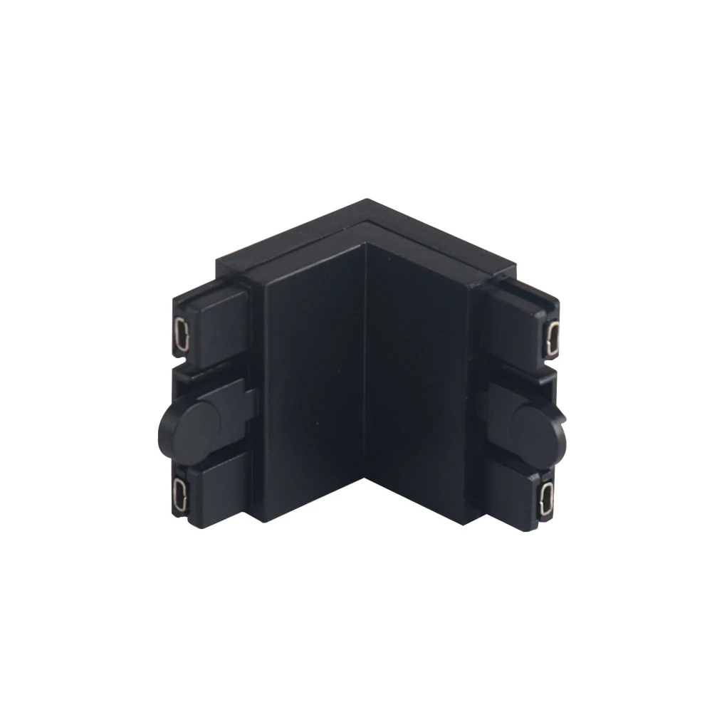 L-formet magnetisk skinne-samler, sort, Andre varer hos HomeNordic